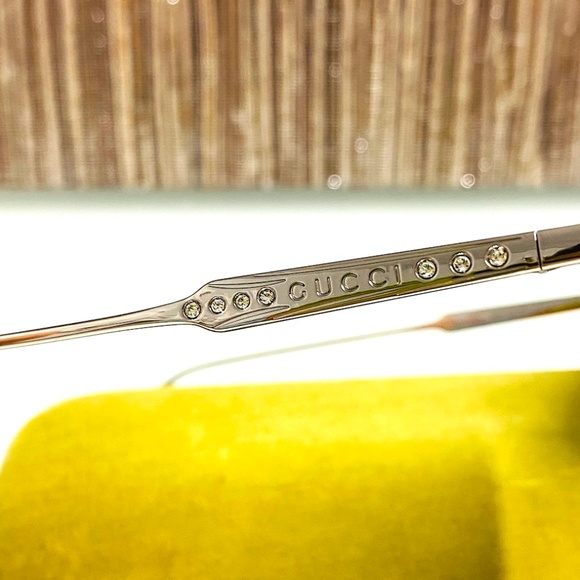 NWT GUCCI GG1252S - 001 CRYSTAL EMBELLISHED Sunglasses - Picture 10 of 13